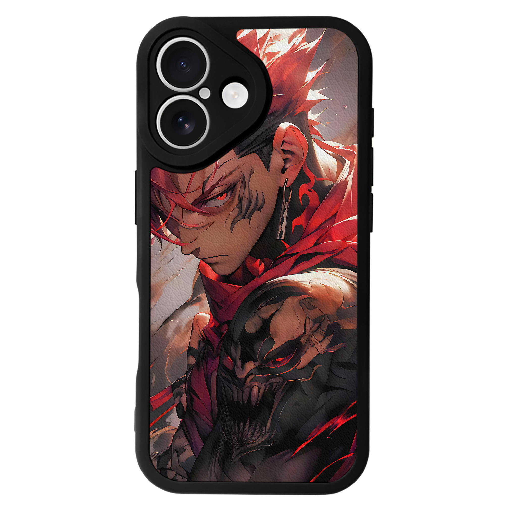 （画像用） 呪術廻戦 Jujutsu Kaisen 【iPhone 16シリーズ対応】シリコンスマホケース（レザー調） 材質：シリコン